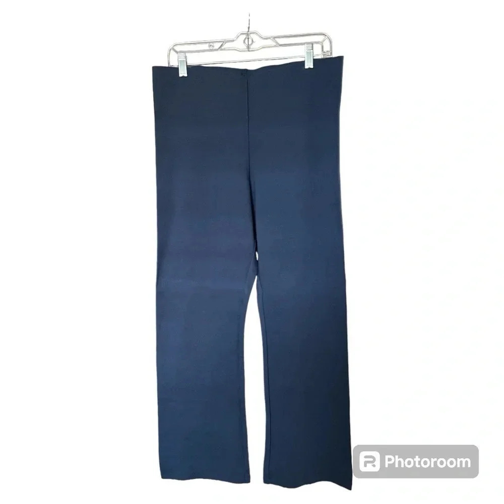 Worthington women’s navy blue bootcut leggings size Large